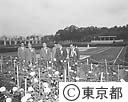 東京都神代植物公園開園式　園内東知事視察