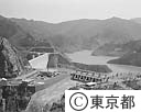 底をついた小河内ダム