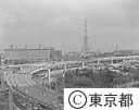 首都高速道路３号線　谷町インターチェンジ　建設中