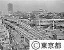 首都高速道路３号線　谷町インターチェンジ三井ビル３６階　建設中