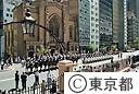 警官隊を観閲する鈴木知事
