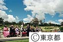 鈴木知事カウラ市の日本庭園を見学
