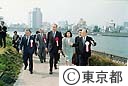 隅田川とパリのセーヌ川との友好河川記念植樹祭