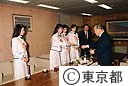 宝くじ幸運の女神と鈴木知事面会