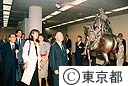フランスブロンズ名品展鈴木知事鑑賞
