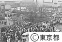 知事選告示日新宿駅東口にて第一声