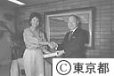 岡本綾子さんと鈴木知事面会