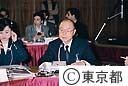 第２回世界大都市サミット会議で話す鈴木知事