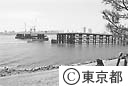 お台場より東京港連絡橋工事を望む