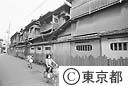 向島の古い家並み