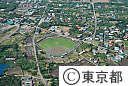 （空撮）八丈富士野球場