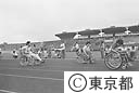 都身体障害者体育大会(車イス競争)