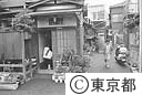 谷中の露地裏