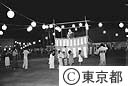 母島の元地で開かれた、盆踊り大会