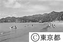 扇浦の海水浴場
