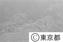 内輪山にある火口茶屋にせまった溶岩、この後火口茶屋は燃えてしまう