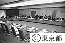 次期長期計画の中間のまとめについて、区市町村長との意見交換会に出席した鈴木知事