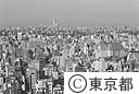 吾妻橋ライフタワーより池袋方面を望む