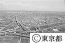 三郷インターチェンジ（空撮）