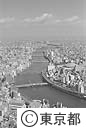 両国付近の隅田川（空撮）