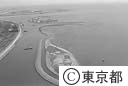 人工なぎさ付近（空撮）