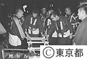 江戸消防記念会（ハシゴのりの練習）