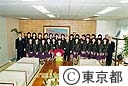 花の万博、「花の江戸東京館」コンパニオンの鈴木知事表敬訪問