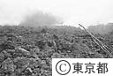 噴火で流出した溶岩
