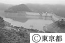 渇水の下久保ダム