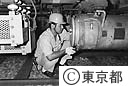 浅草線の夜間検車作業