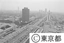 長富宮屋上より見る市街地