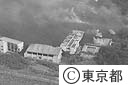 三宅島噴火災害、阿古地区（空撮）