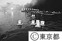 千鳥ヶ淵公園のとうろう流し
