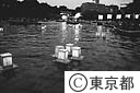 千鳥ヶ淵公園のとうろう流し