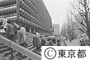都庁職員の登庁風景