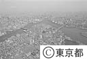 佃島周辺（空撮）