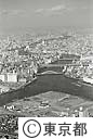 佃島より隅田川方向を望む（空撮）