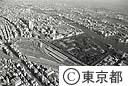 汐留と浜離宮（空撮）