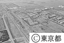 建設中の有明テニス場（空撮）