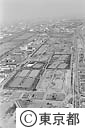 建設中の有明テニス場（空撮）