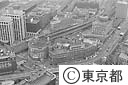 西武デパート（旧日本劇場）周辺（空撮）