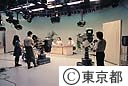 スタジオでの放送風景