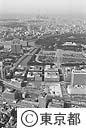 旧有楽町都庁舎跡地と皇居