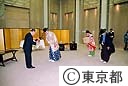 お茶つぼ道中一行来庁