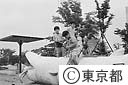 新宿副都心の中央公園の子供たち