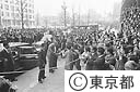 美濃部知事初登庁