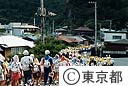 島民の避難誘導訓練