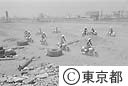 白バイ訓練所で訓練をする隊員
