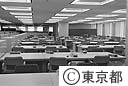 ほぼ完成した新庁舎の事務室