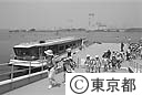 お台場海浜公園に接岸した水上バス